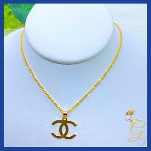 18K Real Gold Necklace 18”